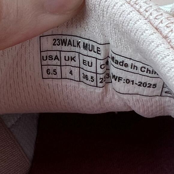 Vionic 23 Walk Mule Leather Lace Up Sneakers Comfort Pink Women's 6.5 Medium NWB - Picture 9 of 10